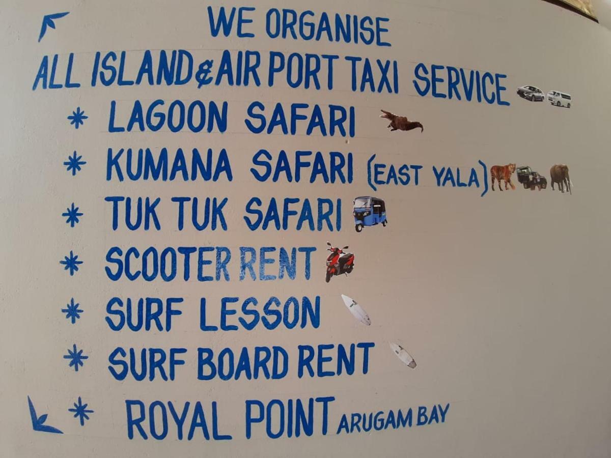 Hotel Royal Point Arugambay Arugam Bay Exterior foto